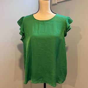 Ruffle Sleeve Blouse